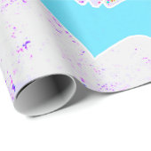 Fledermäuse Lila Geschenkpapier (Rolleneckpunkt)