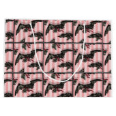 Fledermäuse mit Mistletoe - Pop Goth Holiday Große Geschenktüte (Rückseite)