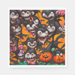 Fledermäuse mit Zähnen - Papieruchtenservietten Serviette
