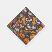 Fledermäuse mit Zähnen - Papieruchtenservietten Serviette (Ecke)
