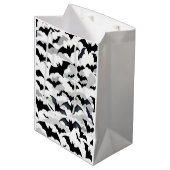 Fledermäuse Mittlere Geschenktüte (Vorderseite Schrägansicht)