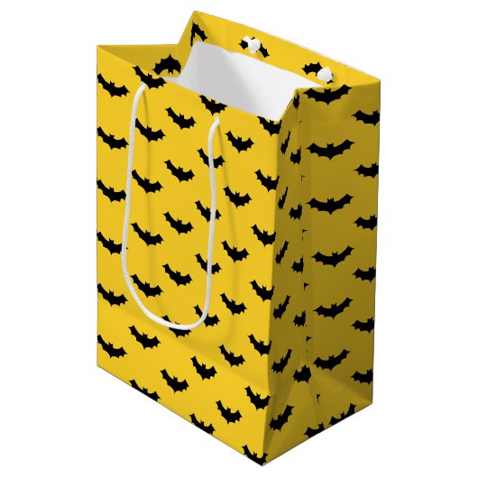 Fledermäuse Mittlere Geschenktüte (Vorderseite Schrägansicht)
