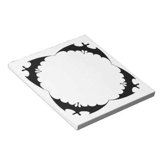 Fledermäuse Notizblock (angewinkelt)