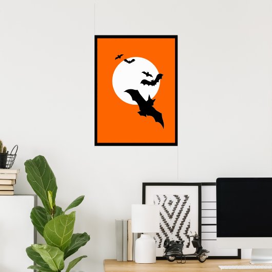 Fledermäuse Poster (Heimbüro)