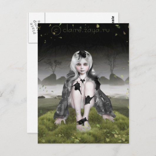 Fledermäuse Postkarte (Vorne/Hinten)