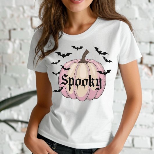 Fledermäuse Pumpkin Halloween T Shirt Pastell