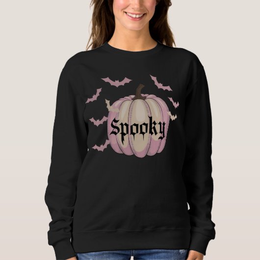Fledermäuse Pumpkin Spookween T Shirt Pastel (Vorderseite)