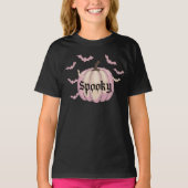 Fledermäuse Pumpkin Spookween T Shirt Pastel (Vorderseite)
