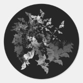 Fledermäuse Runder Aufkleber (Vorderseite)