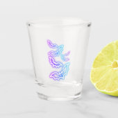 Fledermäuse Schnapsglas (Vorderseite)