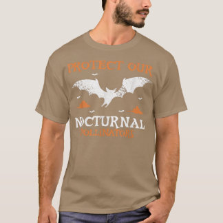 Fledermäuse schützen unsere nachgeschalteten Schad T-Shirt