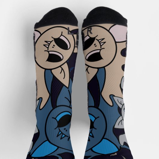 Fledermäuse Socken (Oben)