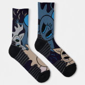 Fledermäuse Socken (Rechts)