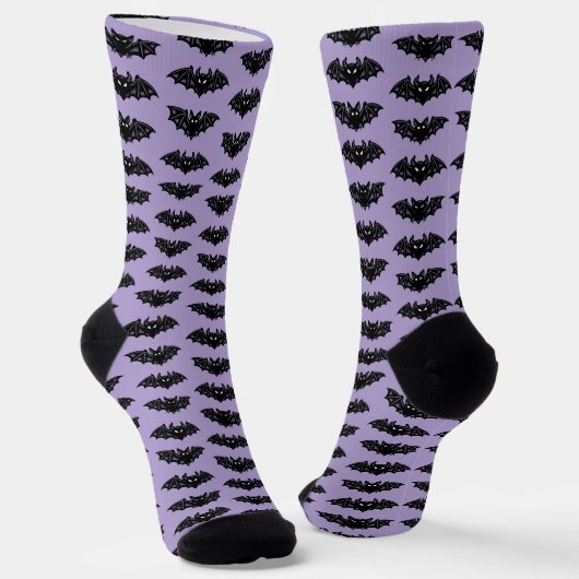 Fledermäuse Socken (Gewinkelt)