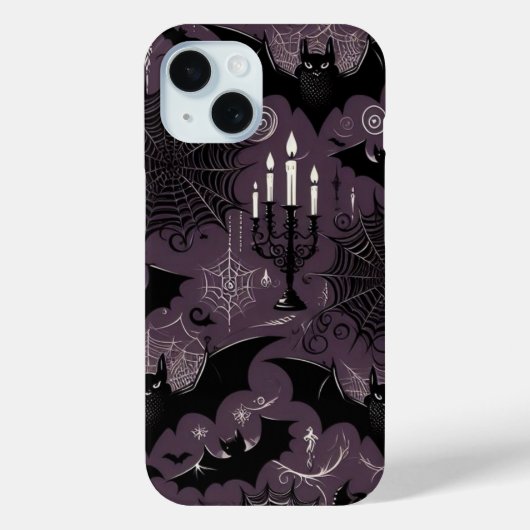 Fledermäuse & Spinnennetze Case-Mate iPhone Hülle (Rückseite)