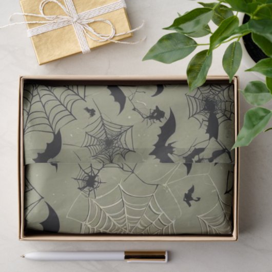 Fledermäuse Spinnweben Seidenpapier (Geschenk)