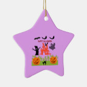 Fledermäuse tanzen, Zombie-Hände auftauchen, Geist Keramik Ornament (Rechts)