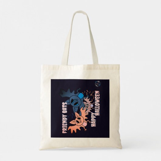 Fledermäuse Tragetasche (Rückseite)