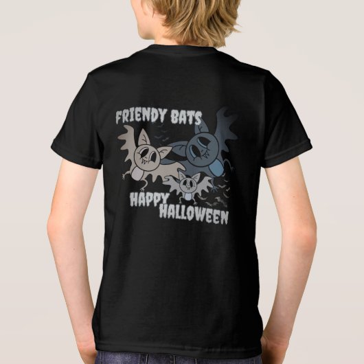 Fledermäuse Tri-Blend Shirt (Rückseite)