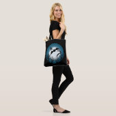 Fledermäuse und Bäume gegen den Mond Tasche (Am Model)