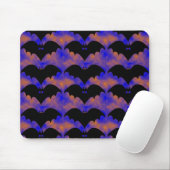 Fledermäuse und Bohnen, blaues Orange Mousepad (Mit Mouse)