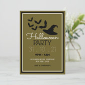 Fledermäuse und Halloween-Party (Stehend Vorderseite)