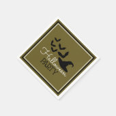 Fledermäuse und Halloween-Party Serviette (Ecke)