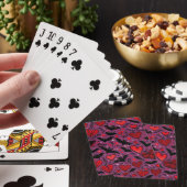 Fledermäuse und Herz Spielkarten (In Situ)