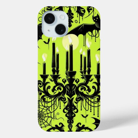 Fledermäuse und Kerzen Case-Mate iPhone Hülle (Rückseite)