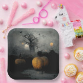 Fledermäuse und Kürbis Pappteller (Party)