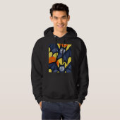 Fledermäuse und Kürbisse Hoodie (Vorne ganz)