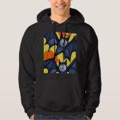 Fledermäuse und Kürbisse Hoodie (Vorderseite)