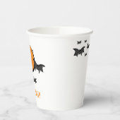 Fledermäuse und Mond Halloween Pappbecher (Links)