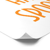 Fledermäuse und Mond-Halloween-Party Begrüßungszei Poster (Ecke)