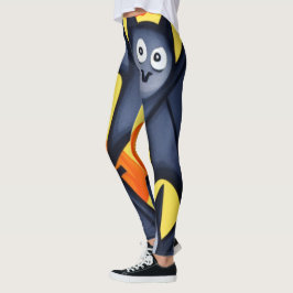 Fledermäuse und Pumpkins Leggings