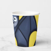 Fledermäuse und Pumpkins Pappbecher (Rückseite)