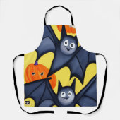 Fledermäuse und Pumpkins Schürze (Vorderseite)