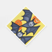 Fledermäuse und Pumpkins Serviette (Ecke)