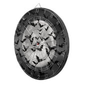 Fledermäuse und Vollmond Dartscheibe (Vorderseite rechts)