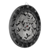 Fledermäuse und Vollmond Dartscheibe (Vorderseite Links)