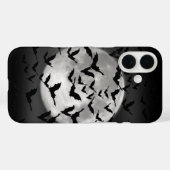 Fledermäuse und Vollmond-Halloween Case-Mate iPhone Hülle (Rückseite (Horizontal))