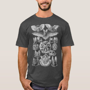 Fledermäuse Wissenschaftliche Illustration Zeichne T-Shirt