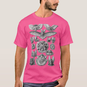 Fledermäuse Wissenschaftliche Illustration Zeichne T-Shirt
