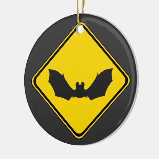 Fledermäuse Xing! Keramik Ornament (Links)