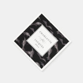 FledermausHochzeit Serviette (Ecke)