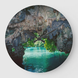 Fledermaushöhle in Airai, Palau, Mikronesien Große Wanduhr