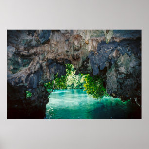 Fledermaushöhle in Airai, Palau, Mikronesien Poster