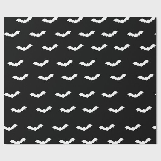 Fledermausmuster Geschenkpapier (Flach)