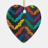 Fledermausornament Keramikornament (Rechts)