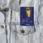 Fledermaussignal über Gotham Button (Insitu)